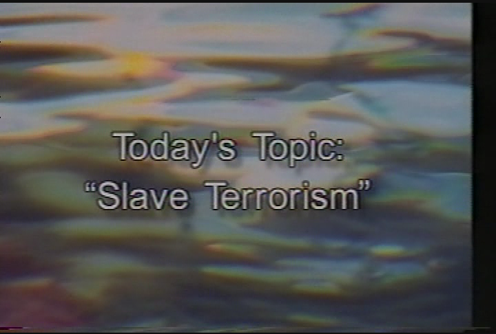 Biblical Poetry - Slave Terrorism