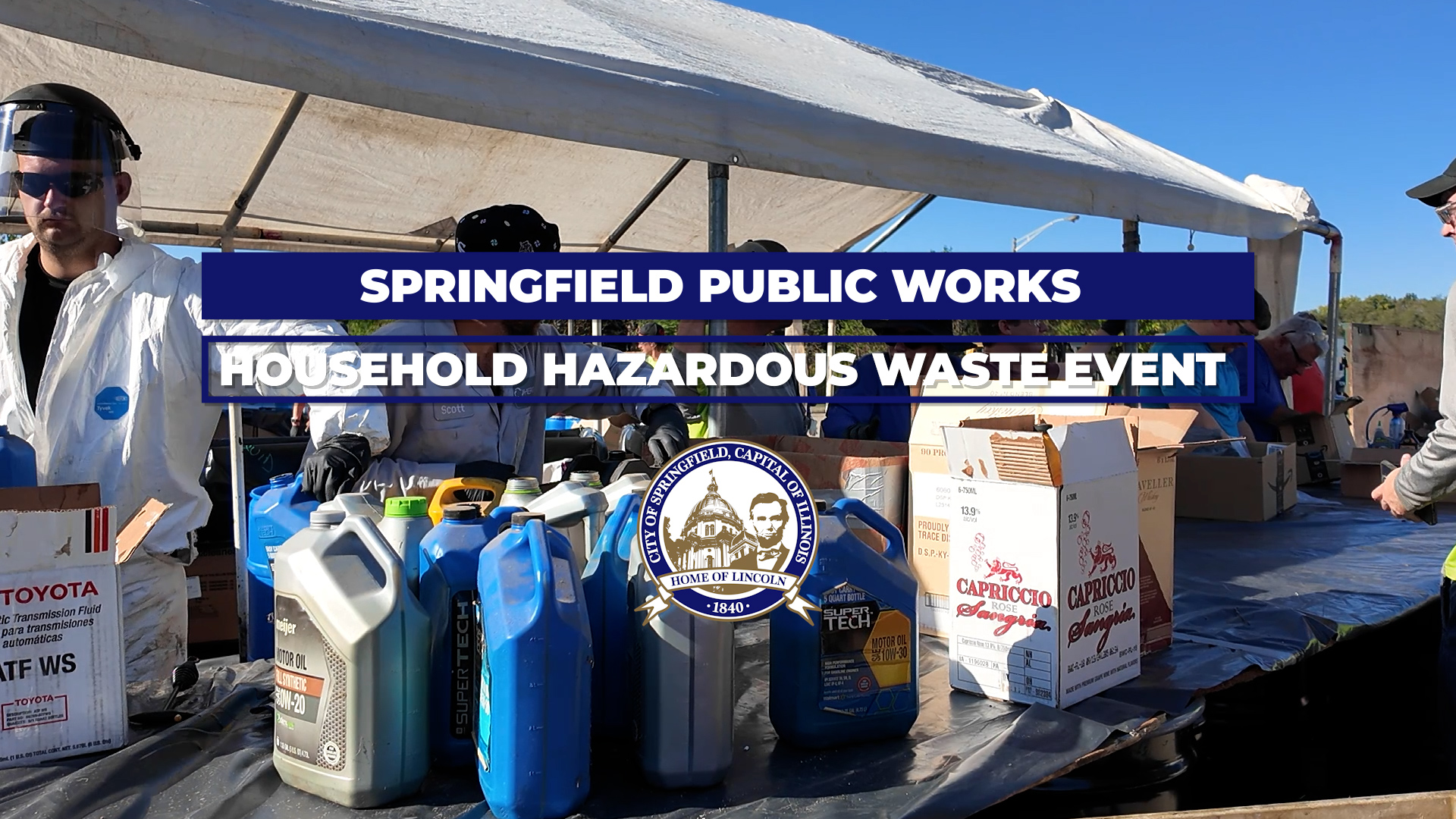 The City of Springfield 2025 Public Works Hazardous Waste Community Event