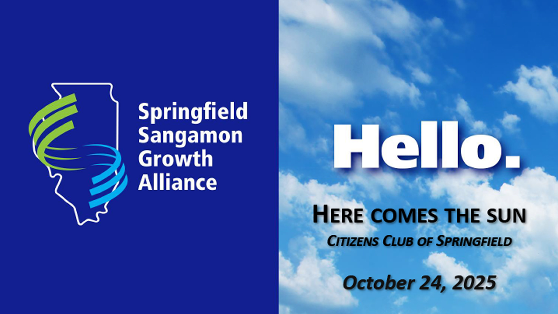 Citizens Club of Springfield, Solar Power, October 24, 2025