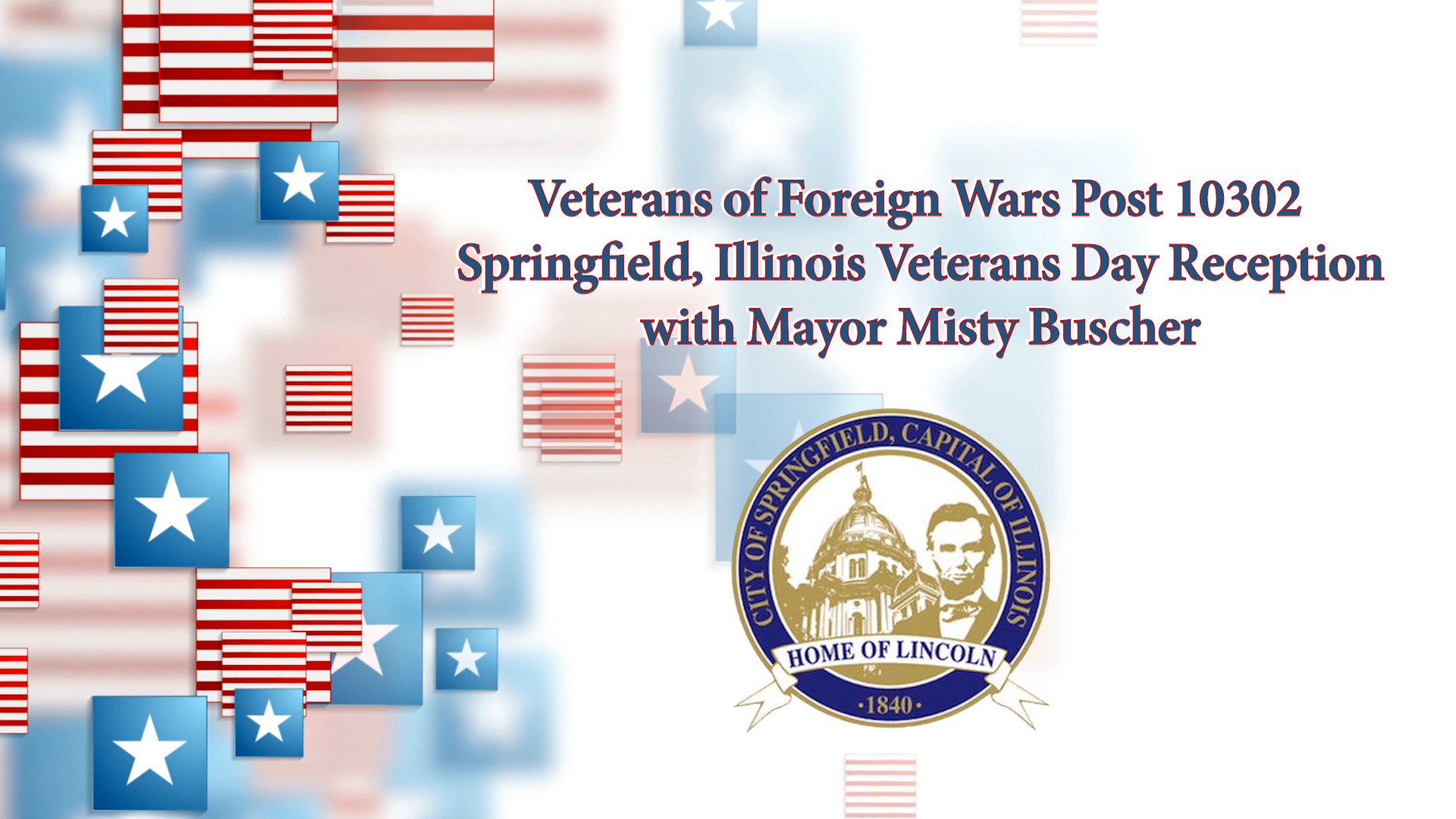 Veterans Day Reception with Mayor Buscher, November 5, 2025