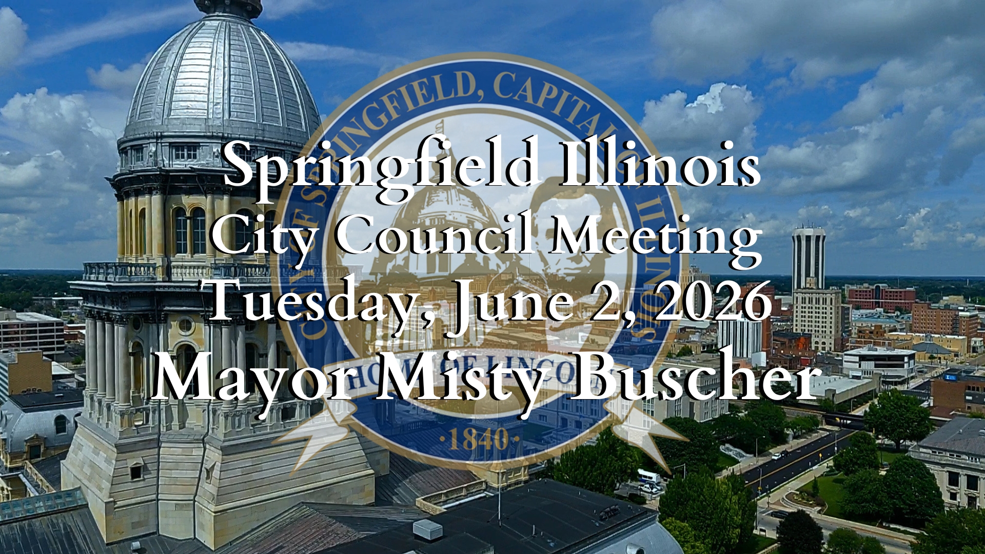 Springfield City Council Meeting Tuesday, June 2, 2026
